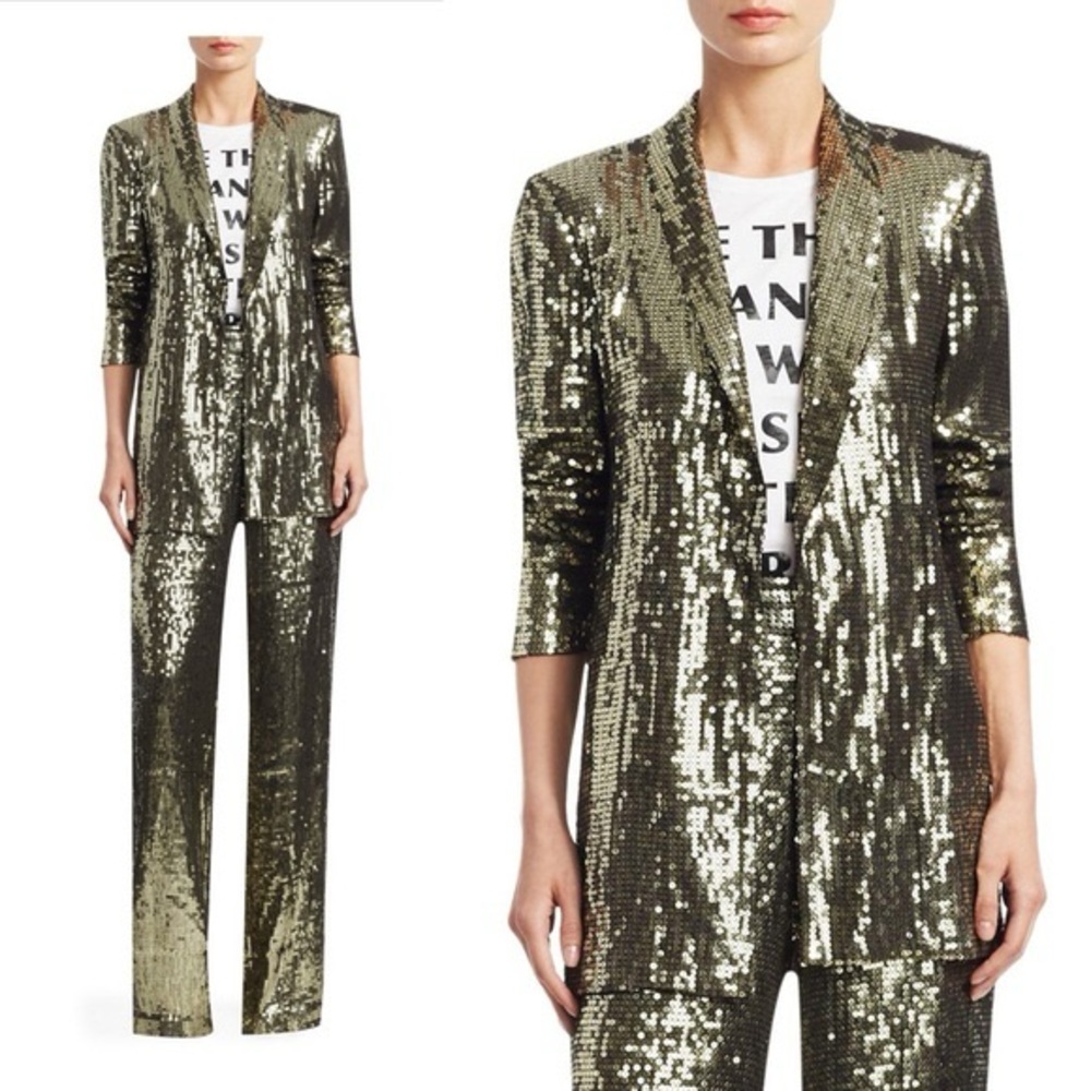 Alice + Olivia Jace Sequin Suit